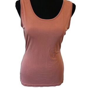 Bob Mackie Studio tank top pullover. 100% Silk. Size medium.